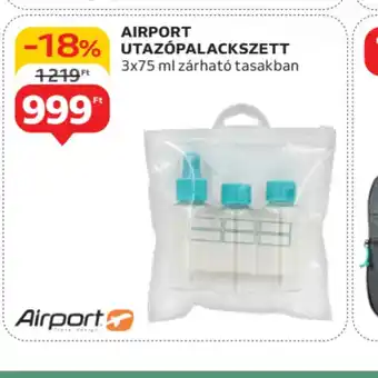 Auchan Airport Utazópalackszett ajánlat