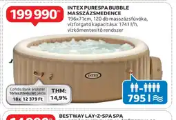 Auchan Intex PureSpa Bubble masszázsmedence ajánlat