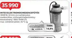 Auchan Intex elektromos medencefűtés ajánlat