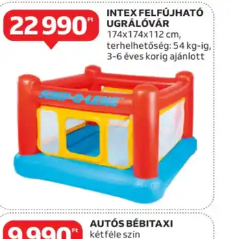 Auchan Intex felfújható ugrálóvár ajánlat