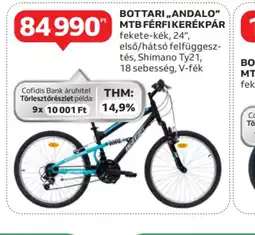 Auchan BOTTARI „ANDALO” MTB FÉRFIKERÉKPÁR ajánlat