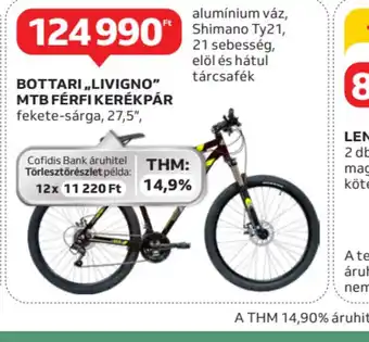 Auchan Bottari Livigno MTB férfi kerékpár ajánlat