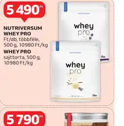 Auchan Nutriversum Whey Pro ajánlat