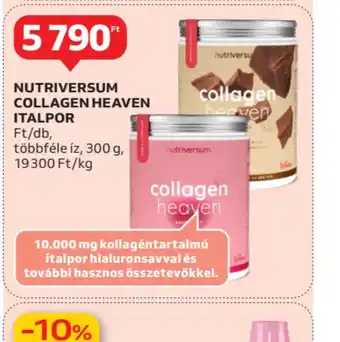 Auchan Nutriversum Collagen Heaven Italpor ajánlat