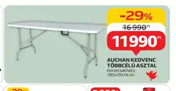 Auchan Auchan Kedvenc Többcélú Asztal ajánlat