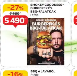 Auchan Smokey GoodnessBurgerek és BBQ-falatkák ajánlat