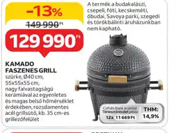 Auchan Kamado faszenes grill ajánlat