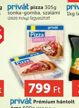 PRIVÁT Pizza Privat ajánlat