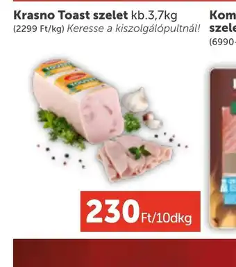 PRIVÁT Krasno Toast szelet ajánlat