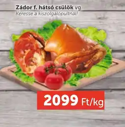 PRIVÁT Zádor f. háts csülök vg. ajánlat