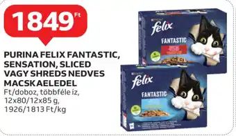 Auchan Purina felix fantastic, sensation, sliced stb. ajánlat