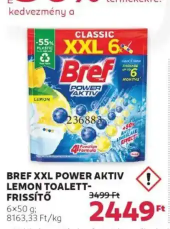 Rossmann Bref xxl power aktiv lemon toalett- frissítő ajánlat