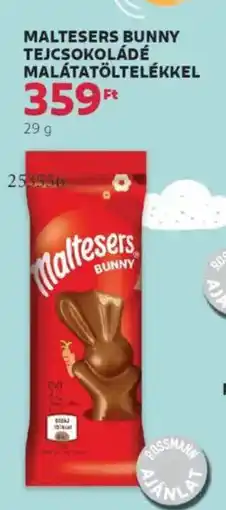 Rossmann Maltesers bunny tejcsokoládé malátatöltelékkel ajánlat