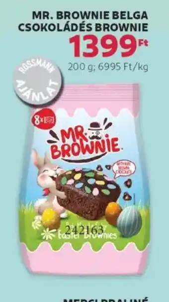 Rossmann Mr. brownie belga csokoládés brownie ajánlat