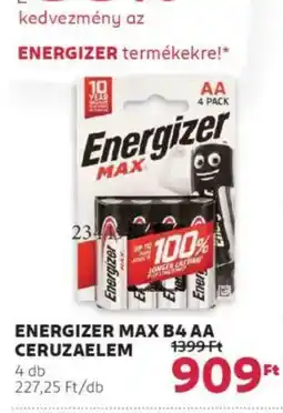 Rossmann Energizer max b4 aa ceruzaelem ajánlat