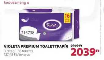 Rossmann Violeta premium toalettpapír ajánlat