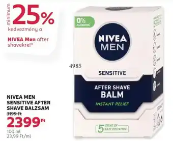 Rossmann Nivea men sensitive after shave balzsam ajánlat