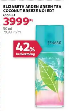 Rossmann Elizabeth arden green tea coconut breeze női edt ajánlat