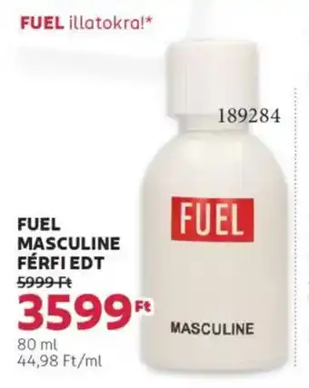 Rossmann Fuel masculine férfi edt ajánlat