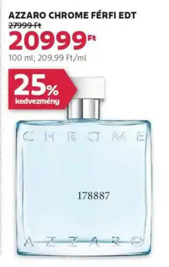 Rossmann Azzaro chrome férfi edt ajánlat