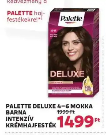 Rossmann Palette deluxe 4-6 mokka barna intenzív kremhajfesték ajánlat