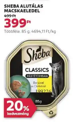 Rossmann Sheba alutálas macskaeledel ajánlat