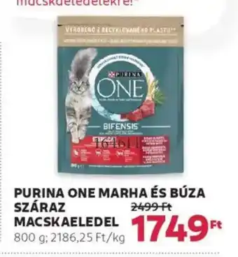 Rossmann Purina one marha és búza száraz macskaeledel ajánlat