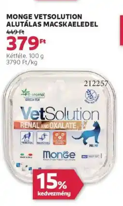 Rossmann Monge vetsolution alutálas macskaeledel ajánlat