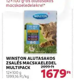 Rossmann Winston alutasakos zsalés macskaeledel multipack ajánlat