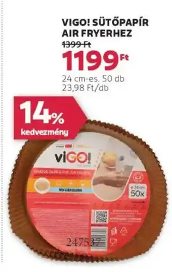 Rossmann Vigo! sütőpapír air fryerhez ajánlat