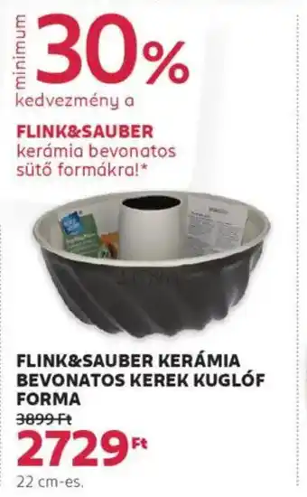 Rossmann Flink&sauber kerámia bevonatos kerek kuglóf forma ajánlat