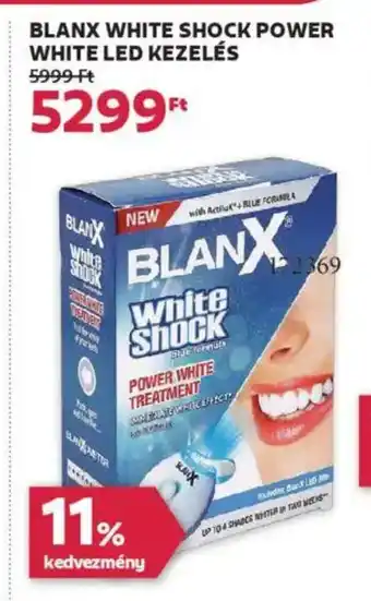 Rossmann BLANX WHITE SHOCK POWER WHITE LED KEZELÉS ajánlat