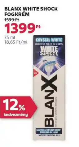 Rossmann Blanx white shock fogkrém ajánlat