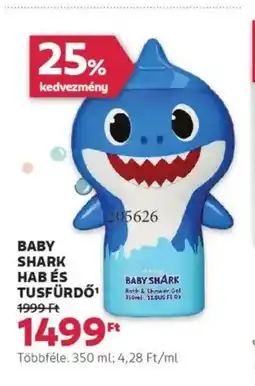 Rossmann Baby shark hab és tusfürdő ajánlat