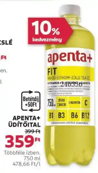 Rossmann Apenta+ üdítőital ajánlat