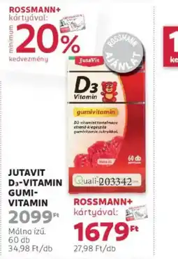 Rossmann Jutavit d3-vitamin gumi- vitamin ajánlat