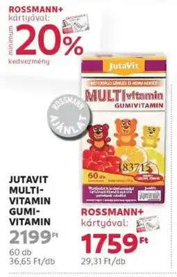 Rossmann Jutavit multi- vitamin gumi- vitamin ajánlat