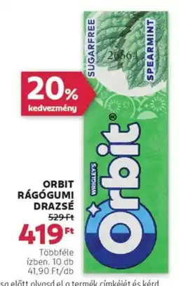 Rossmann Orbit rágógumi drazsé ajánlat