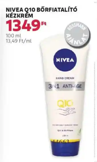 Rossmann Nivea q10 börfiatalító kézkrém ajánlat