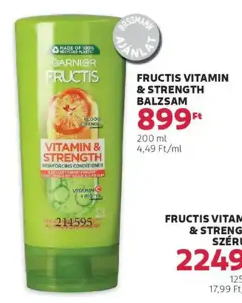 Rossmann Fructis vitamin & strength szérum ajánlat