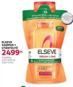 Rossmann Elseve sampon + utántöltő ajánlat