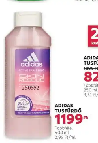 Rossmann Adidas tusfürdő ajánlat