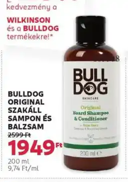 Rossmann Bulldog original szakáll sampon és balzsam ajánlat