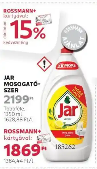 Rossmann Jar mosogató- szer ajánlat