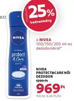 Rossmann Nivea protect&care női dezodor ajánlat