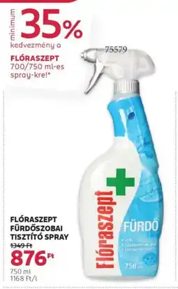 Rossmann Flóraszept fürdőszobai tisztító spray ajánlat