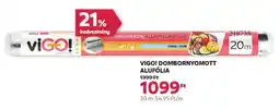 Rossmann Vigo! dombornyomott alufólia ajánlat