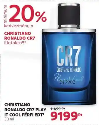 Rossmann Christiano ronaldo cr7 play it cool férfi edt ajánlat