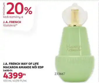 Rossmann J.a. french way of life macaron amande női edp ajánlat