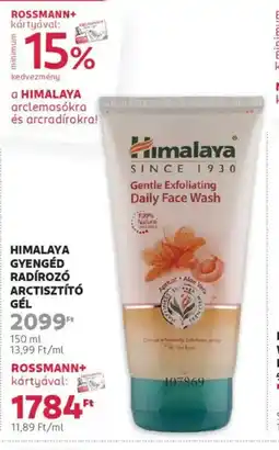 Rossmann Himalaya gyengéd radírozó arctisztító gél ajánlat